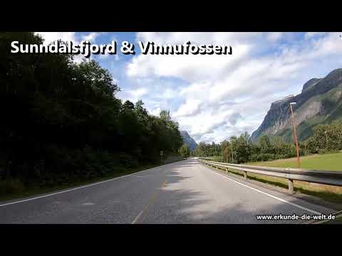 Unterwegs am Sunndalsfjord in Norwegen &amp; Vinnufossen