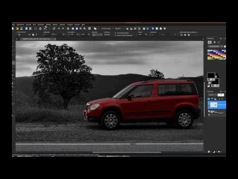 Fotobearbeitung Monochrome Red