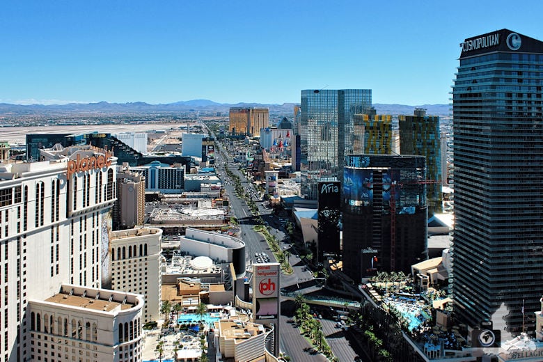 Blick über Las Vegas