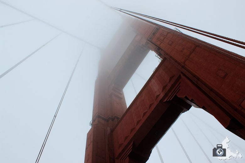 San Francisco - Golden Gate Bridge im Nebel