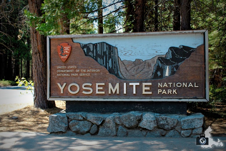 Eingang Yosemite Nationalpark