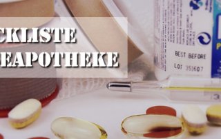 Reiseapotheke Checkliste