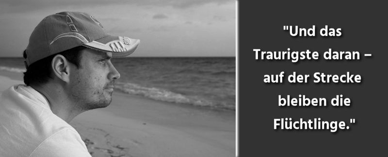 Gedankenwelt - Flüchtlingen helfen - Statement für die Menschlichkeit