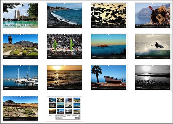 Kalender Teneriffa