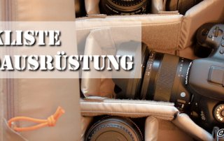 Packliste Fotoausrüstung
