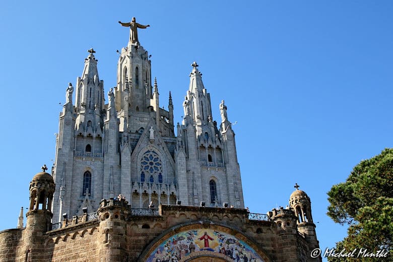 Barcelona Tibidabo Temple Expiatori del Sagrat Cor