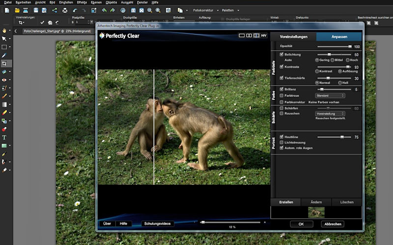 Fotobearbeitung Basisverbesserungen