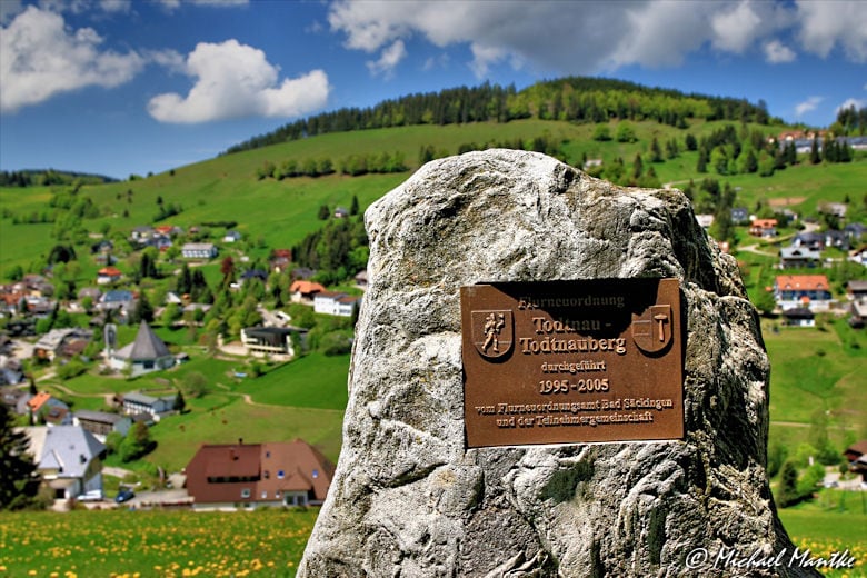Martin Heidegger Rundwanderweg bei Todtnauberg - Flurstein