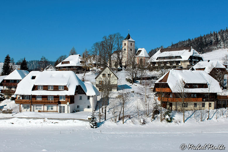 Sehenswürdigkeit Schwarzwald Breitnau im Winter