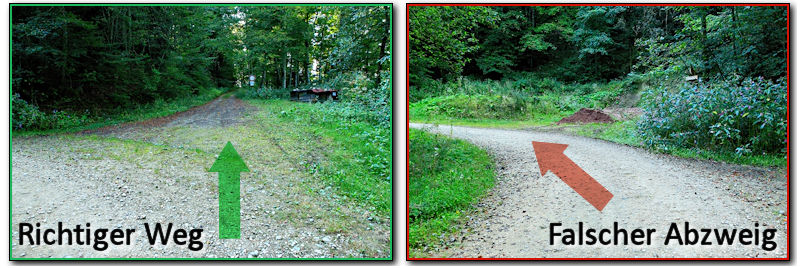 Umweg am Abzweig vermeiden