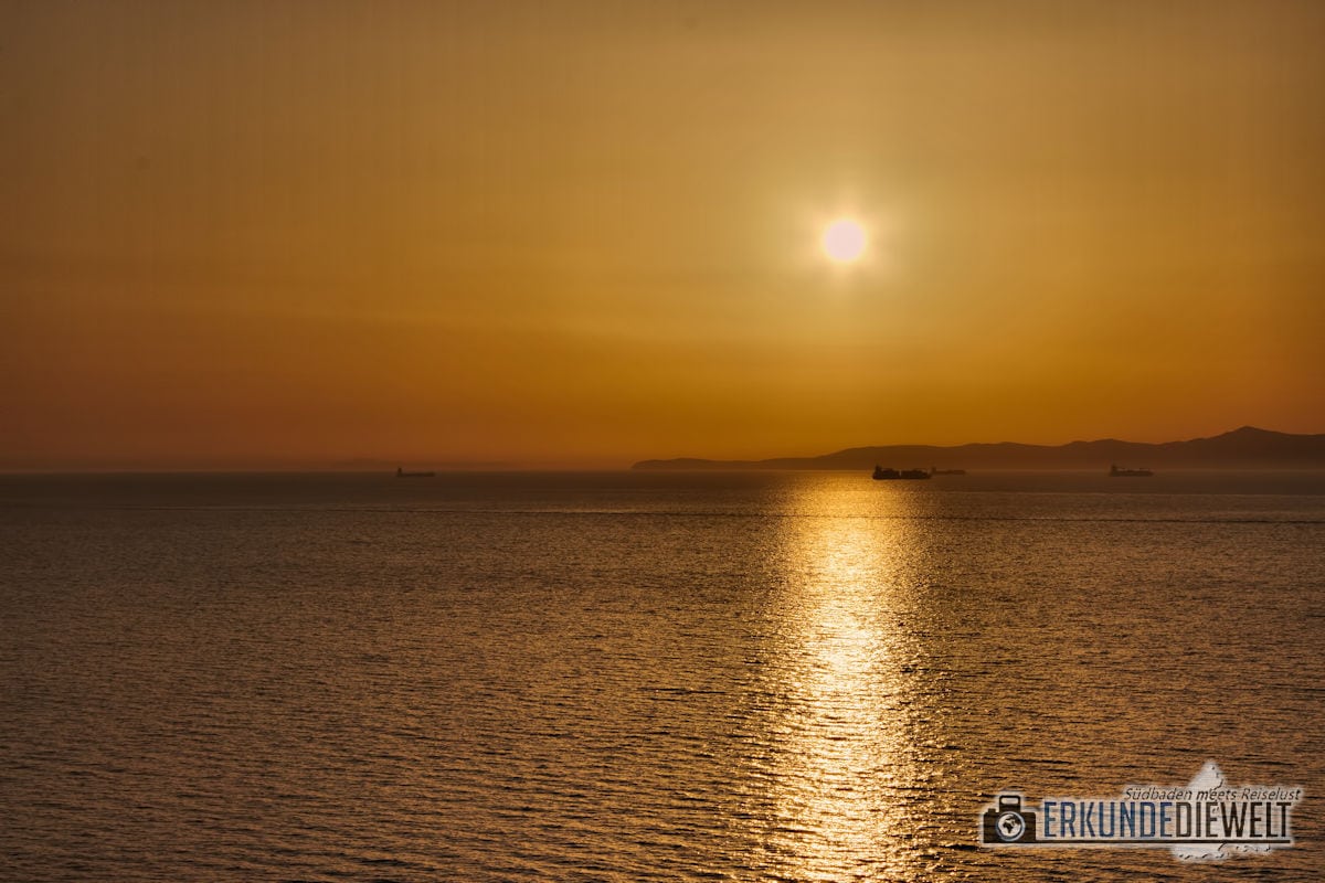Mittelmeer Kreuzfahrt - Sonnenaufgang