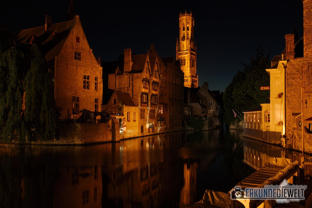 Brügge bei Nacht, Belgien