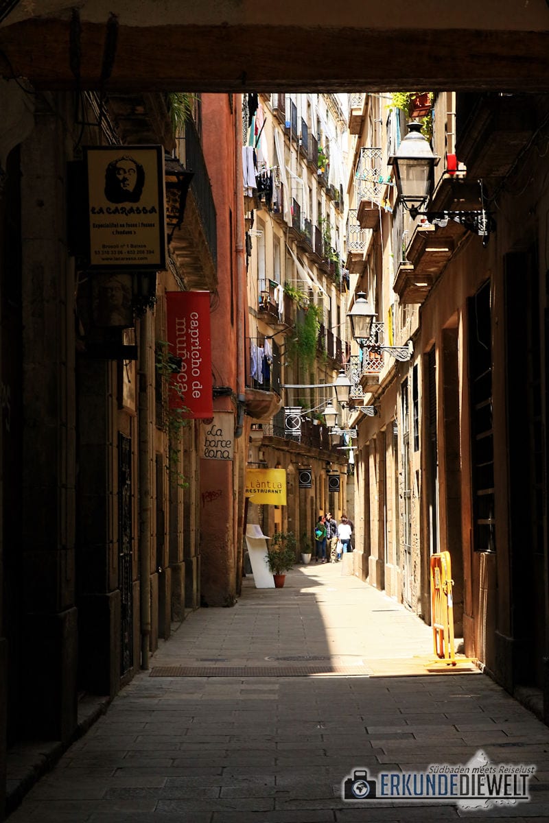 Unterwegs in El Born und Barri Gòtic, Barcelona, Spanien