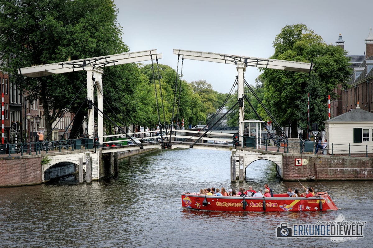 Zugbrücke, Amsterdam, Niederlande