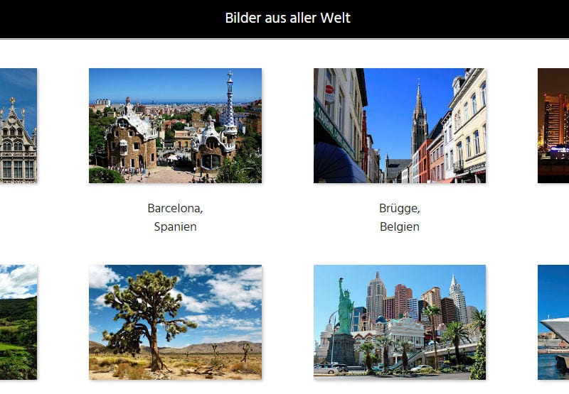 Galerie auf Erkunde die Welt