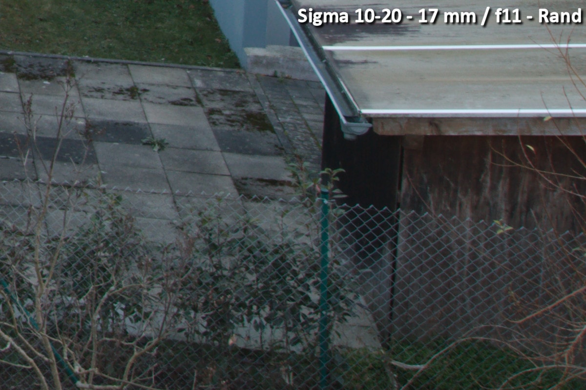 Beispielbild Sigma 10-20 - 17 mm / f11 - Randbereich