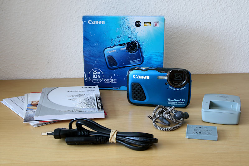 Unterwasserkamera Canon PowerShot D30 im Test