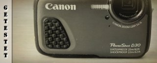 Unterwasserkamera Canon PowerShot D30 im Test