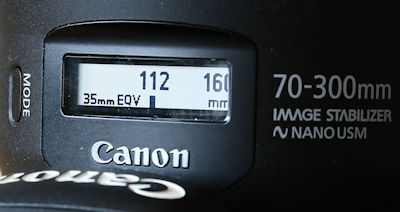 Canon EF 70-300mm 1:4-5,6 IS II USM - Display Mode 1