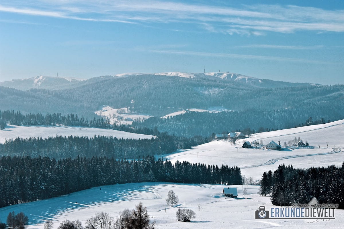 Winter in Breitnau im Schwarzwald, Deutschland