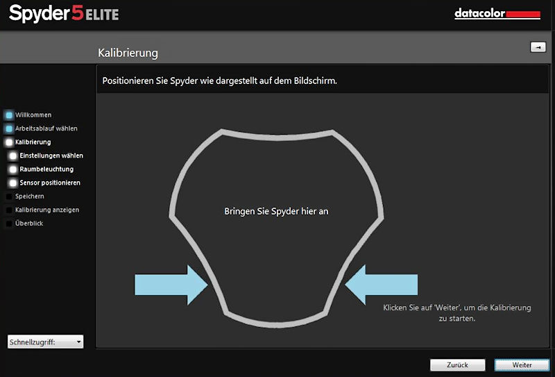 Monitor Kalibrierung mit dem Spyder 5 Elite
