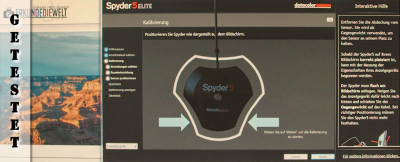 Monitor Kalibrierung mit dem Spyder 5 Elite