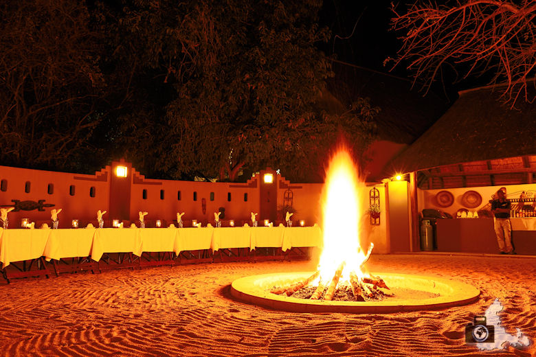 Elephant Plains Lodge im Sabi Sands Game Reserve - Dinner
