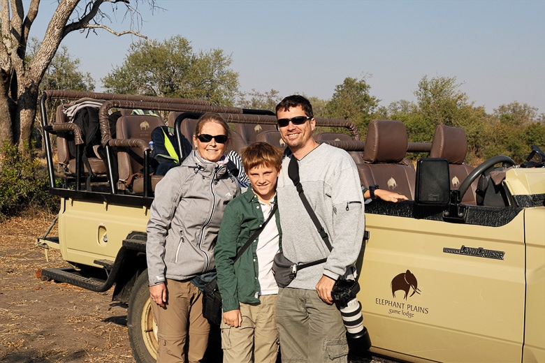 Familie Mantke auf Safari