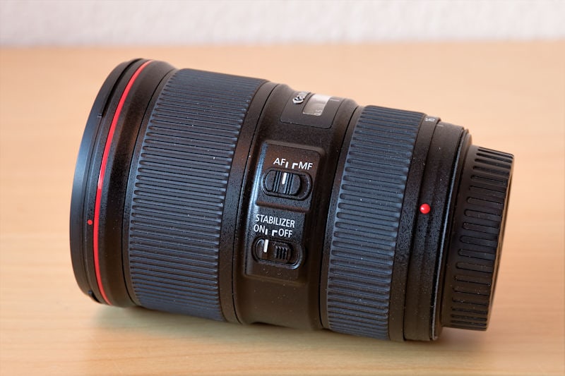 Canon 16-35 L IS USM - Bedienelemente