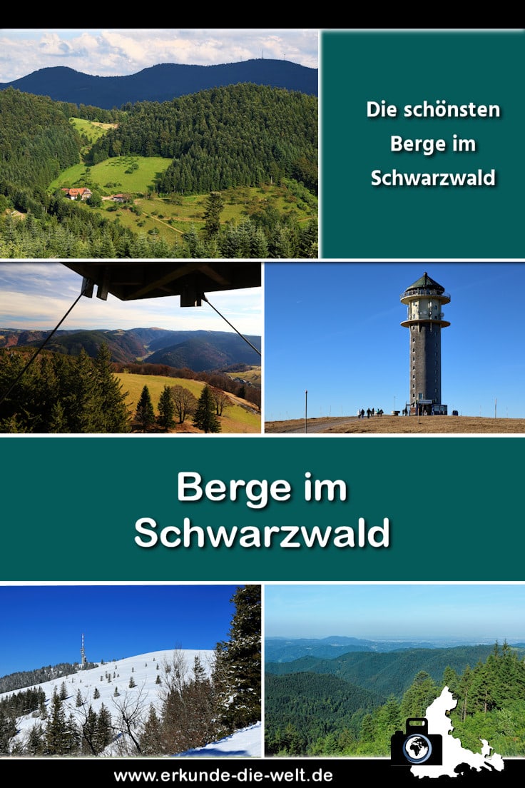 Die schönsten Schwarzwald Berge in der Übersicht