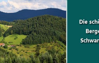 Die schönsten Schwarzwald Berge in der Übersicht - meine Top 3 sind Feldberg, Schauinsland und Belchen