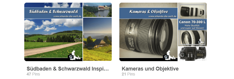 Fotogramm 011 - Pinterest Cover für eigene Boards erstellen