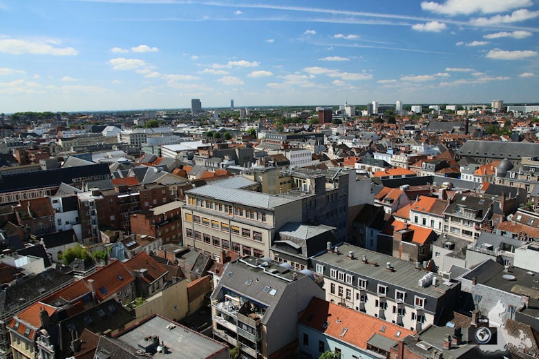 Aussicht vom Belfort in Gent