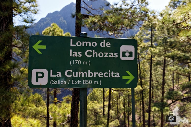 La Palma, Nationalpark Caldera de Taburiente, Lomo de las Chozas