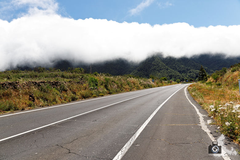 La Palma, Wolkenfront, Wetter Phänomen