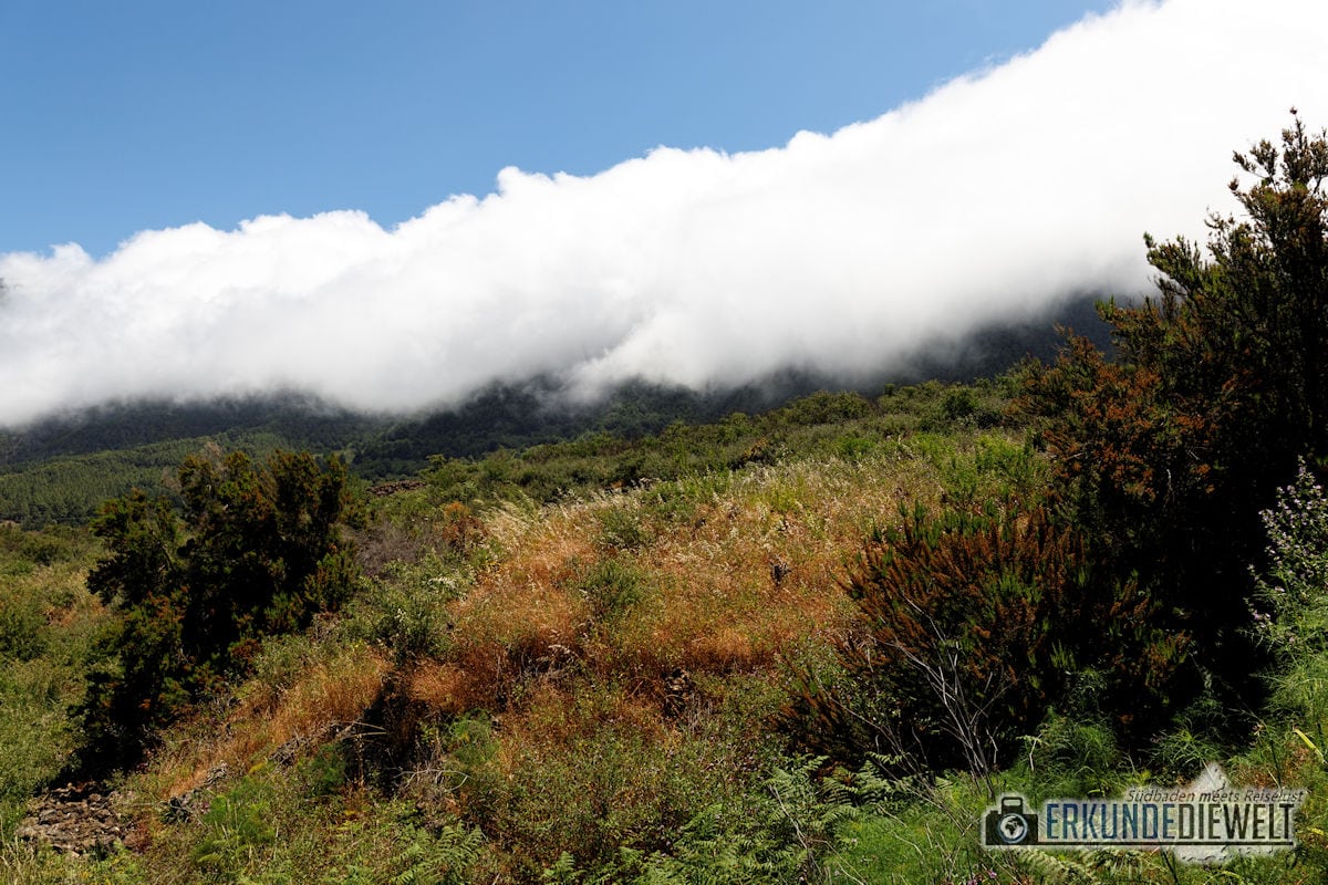 Niedrige Wolken, La Palma, Kanaren