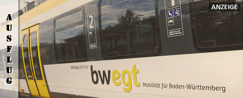 Mit dem bwegt Zug von Freudenstadt über Herrenberg nach Böblingen