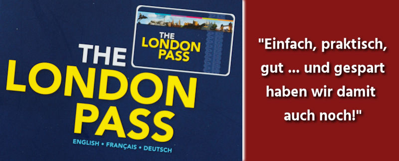 Übersicht über den London Pass und wie viel du mit ihm sparen kannst