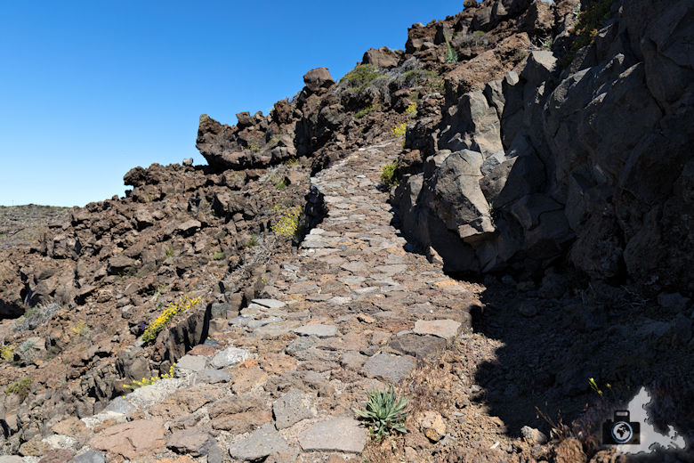 La Palma, Mirador del Roque de los Muchachos, Wanderweg