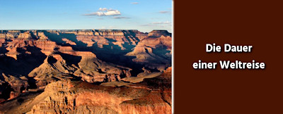 Weltreise Dauer