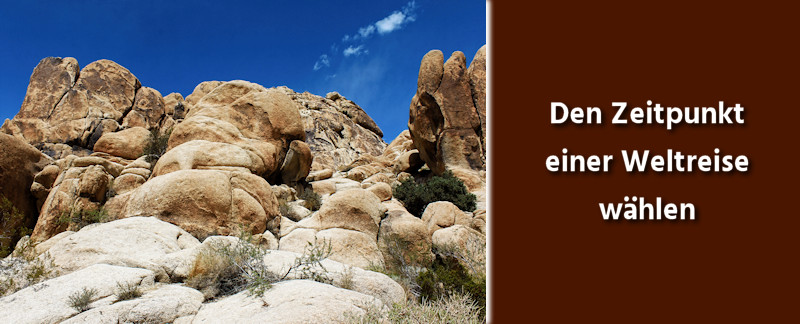 Weltreise planen - Der Zeitpunkt einer Weltreise