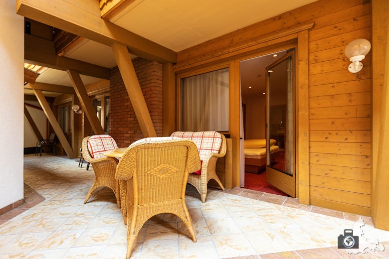 Alpenhof Hotel Garni in Zell am Ziller - Terrasse