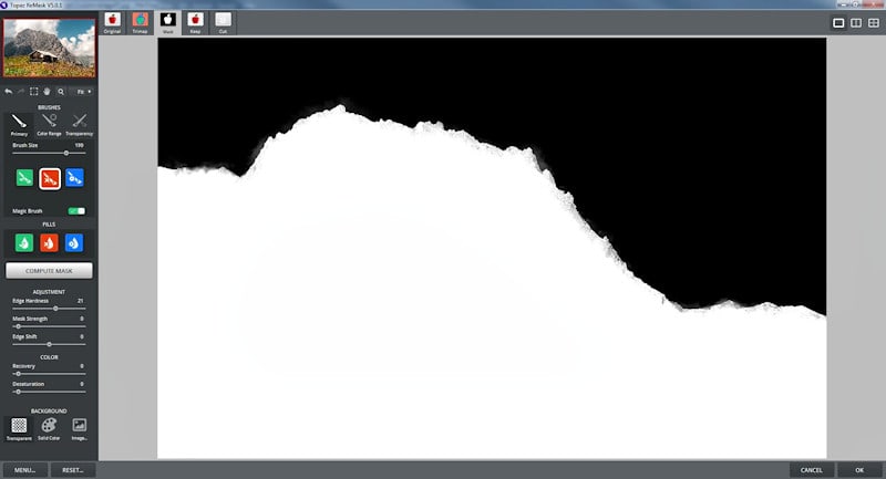 Bildbearbeitung - Maskieren mittels Topaz ReMask