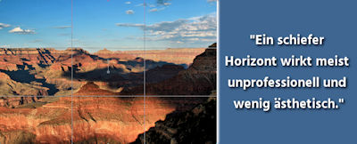 Fotografie Tipps - Drittelregel & gerader Horizont