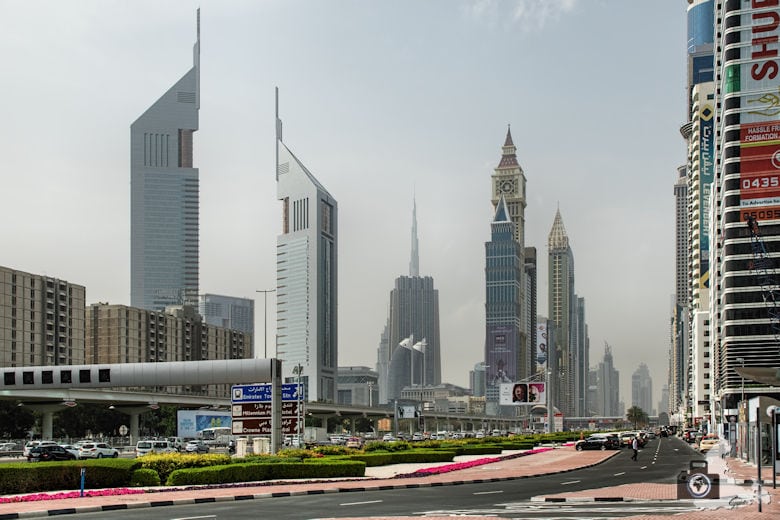 Fotografieren in Dubai - Sheikh Zayed Road
