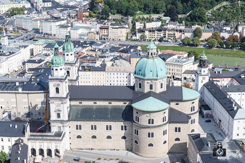 Blick über Salzburg - Festung Hohensalzburg