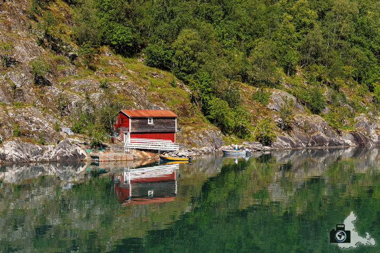 Fjordfahrt nach Fjaerland, Norwegen