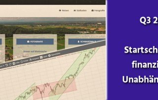 Aktien, Gold, Finanzen Q3 2018 - Startschuss zur finanziellen Unabhängigkeit