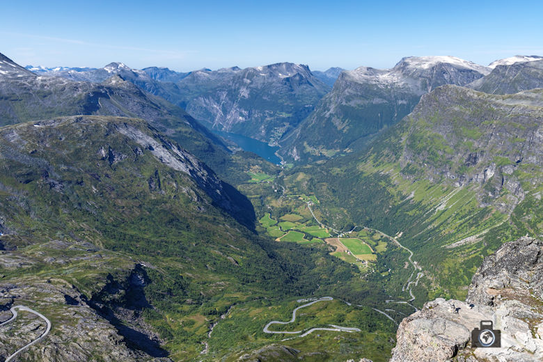 Aussichtspunkt Dalsnibba nahe Geiranger, Norwegen