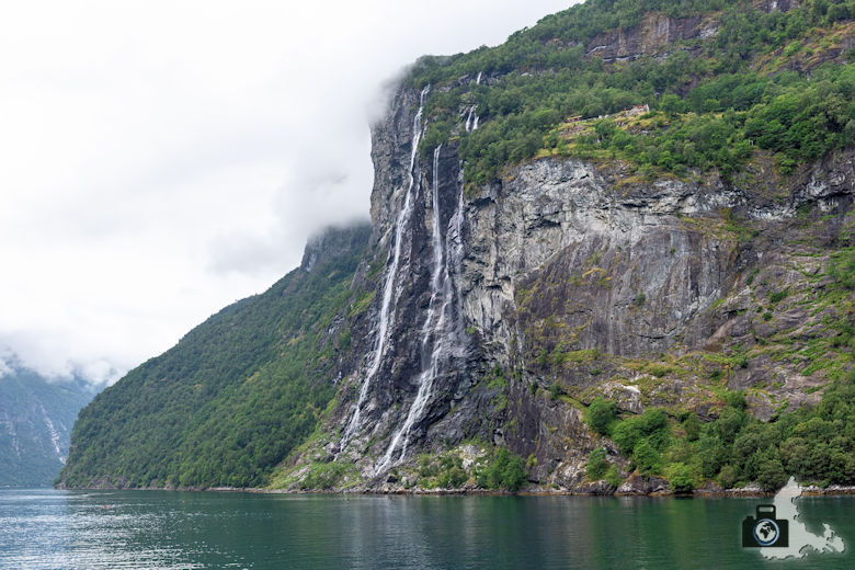Wasserfall Sieben Schwestern, Geirangerfjord